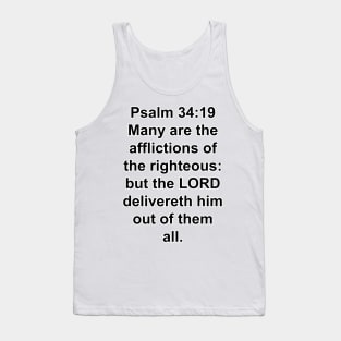 Psalm 34:19  Tank Top